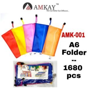 MATT FINISH ZIPPER POUCH A/6 NO.001