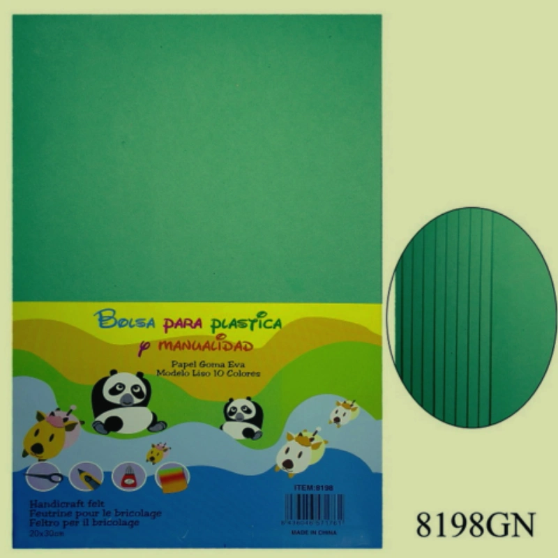 EVA FOAM SHEET A/4-2MM-DARK GREEN (10PCS)