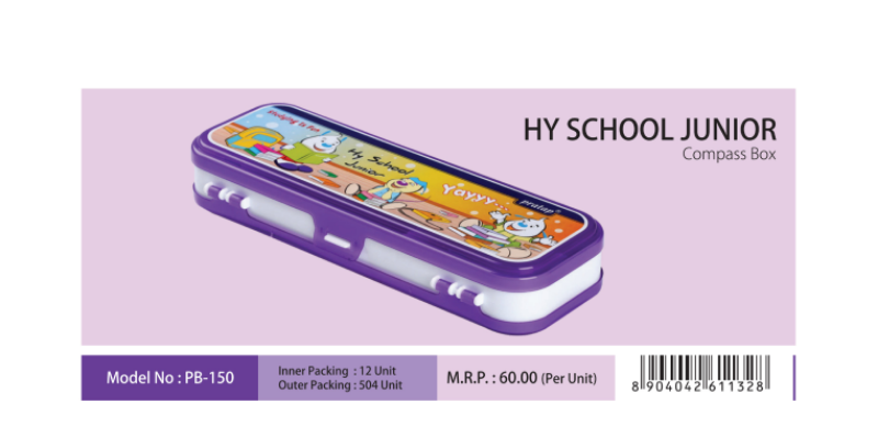 HY SCHOOL JUNIOR PENCIL BOX-PRATAP
