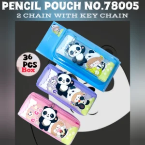 PENCIL POUCH NO.78005(2 CHAIN&KEYCHAIN)