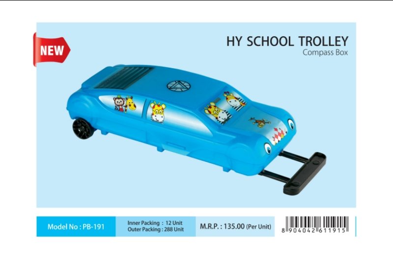 HY SCHOOL TROLLEY PENCIL BOX-PRATAP