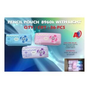PENCIL POUCH NO.8960 (2CHAIN) DISCO LIGHT