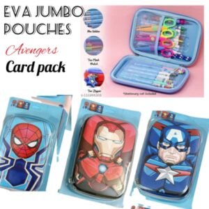 7D EVA PENCIL POUCH - BIG (BLISTER PACK)