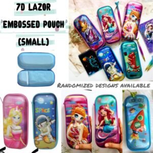 7D LAZOR EMBOSSED PENCIL POUCH - SMALL (OPP PACK)