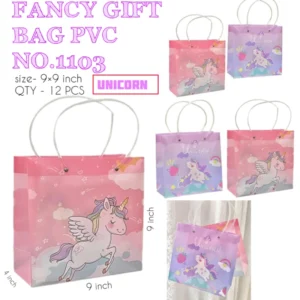 FANCY GIFT BAG PVC NO.1103_UNICORN