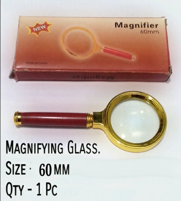 METAL MAGNIFYING GLASS 60MM