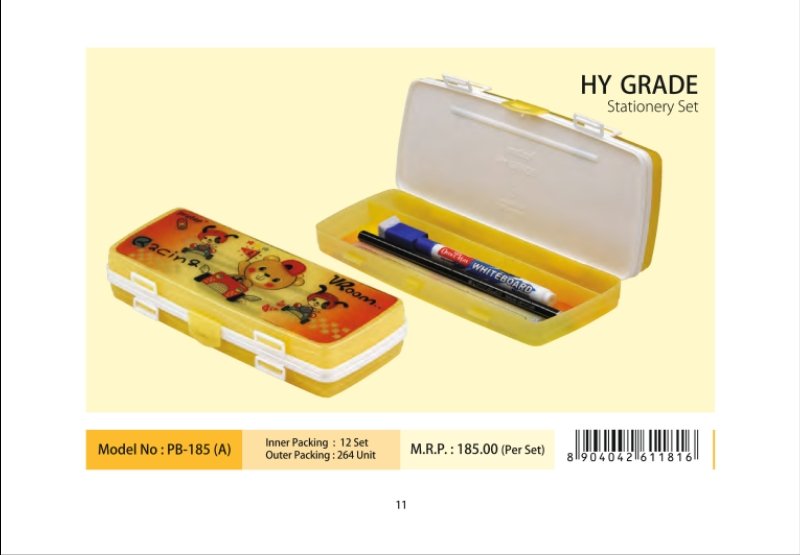 HY GRADE STATIONERY PENCIL BOX-PRATAP