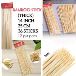 BAMBOO STICK 4MM THICK - 35CM (14 INCH)
