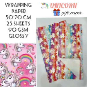 CARTOON PRINT GIFT WRAPPING PAPER (25 PCS)-PRINJAL