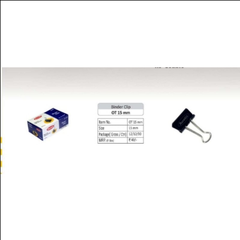 BC 15 BINDER CLIP 15 MM - AEROTIX