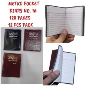 METRO POCKET DIARY NO.16 (120 PAGES) - KATHURIA