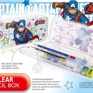 CLEAR PENCIL BOX-JOYFUL