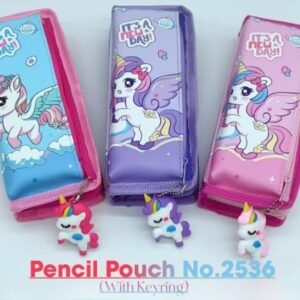 PENCIL POUCH NO.2536 (2 CHAIN &KEYCHAIN)