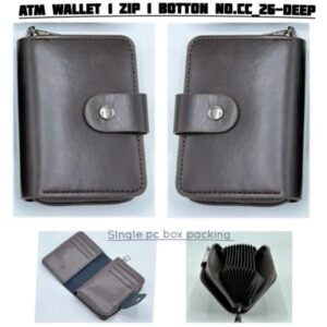 ATM WALLET 1 ZIP 1 BOTTON NO.CC_26-DEEP