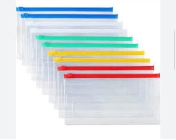 ZIPPER POUCH TRANS. A/6 NO.4-DEEP