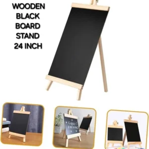 WOODEN BLACK BOARD STAND - 24 INCH