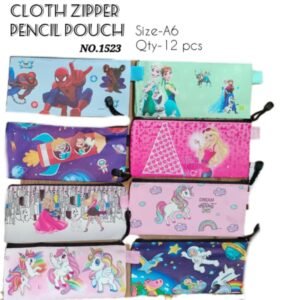 ZIPPER POUCH PRINTED A/6 NO.1523