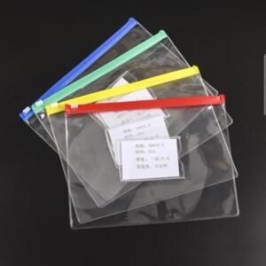 ZIPPER POUCH TRANS. NO.1-DEEP