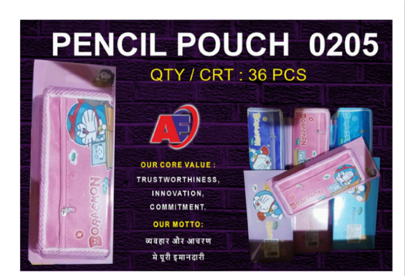 PENCIL POUCH NO.0205(2 CHAIN)
