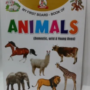 MY FIRST BOARD BOOK ANIMALS - MAHESH