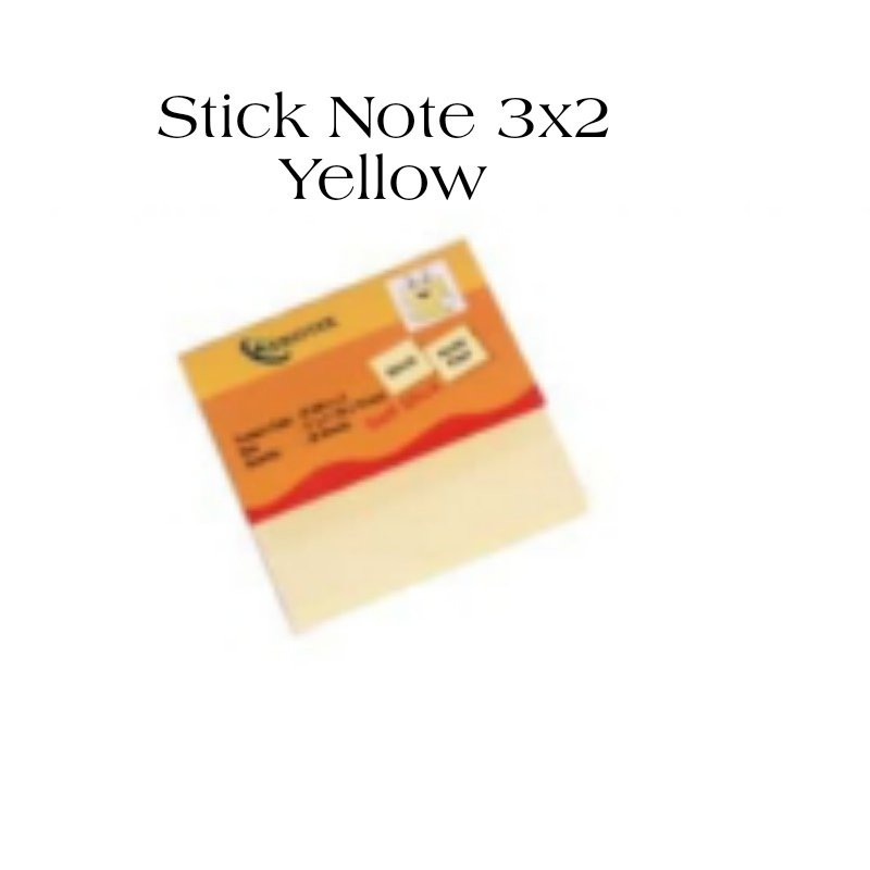 SN3*2- STICK NOTE YELLOW-AEROTIX