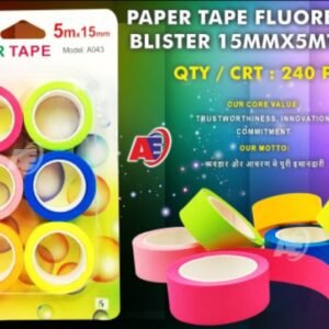 PAPER TAPE CARD PLAIN NO.A-043-15mm(6PCS)