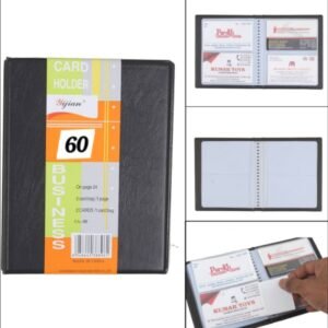 VISITING CARD HOLDER BOOK - 60 CARD