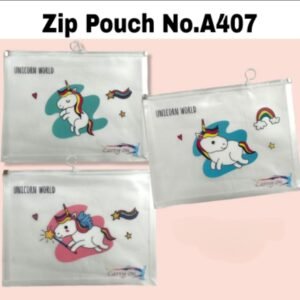 ZIPPER POUCH HEAVY UNICORN A/5 NO.A-407