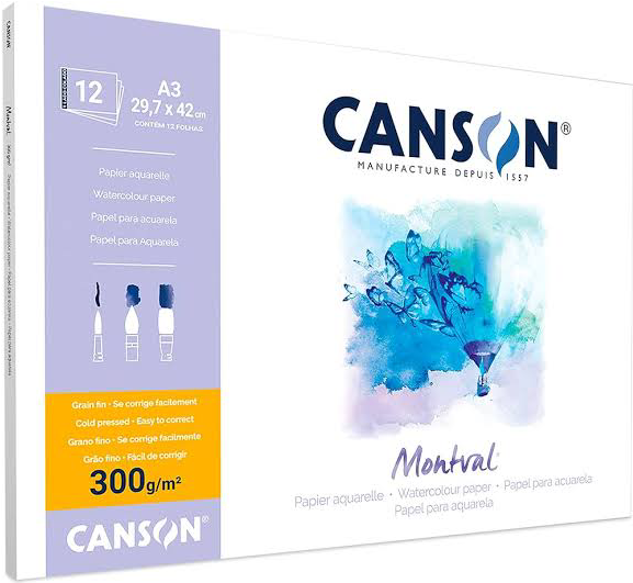CANSON WATER COLOUR SHEET-6 PCS A/3 (200) - Image 2