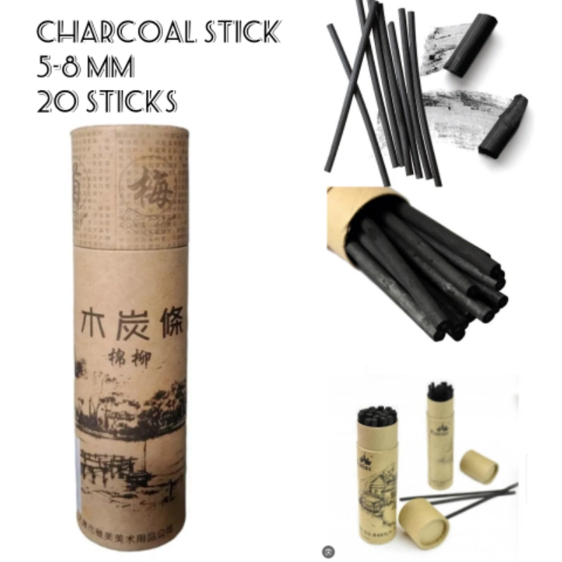CHARCOAL STICK JAR (20PCS)