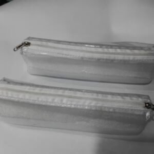 SMALL ROUND TRANS. PENCIL POUCH-DEEP