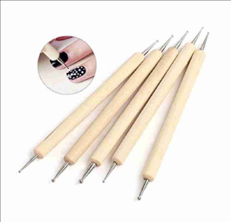 MANDALA DOTTING TOOLS WOODEN - 5 PCS - Image 4