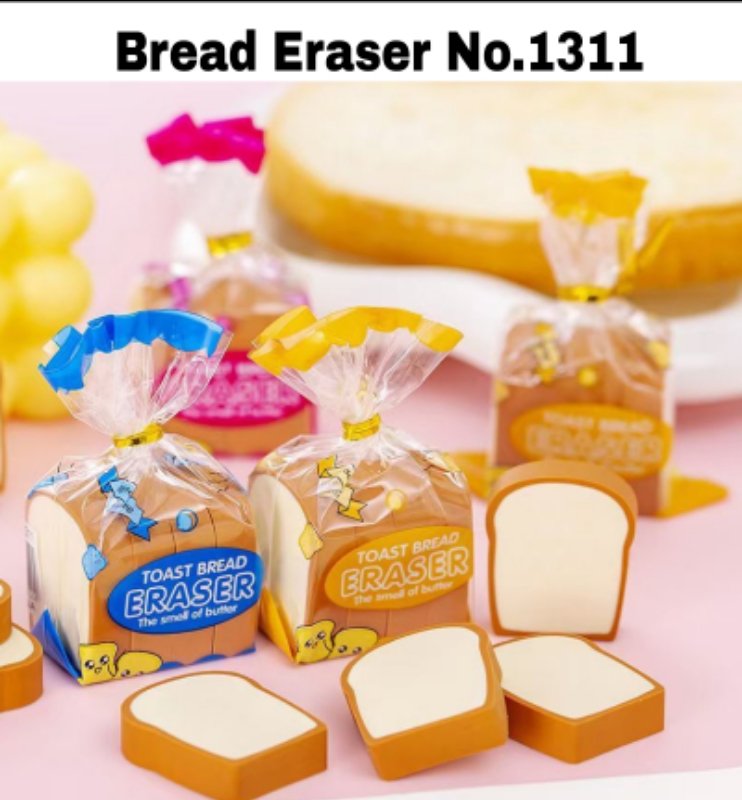 BREAD ERASER NO.1311 (4 PC PKT)