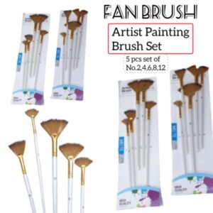ARTIST FAN BRUSH SET (5 PC )