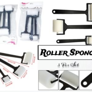 ROLLER SPONGE BRUSH - 3 PC SET