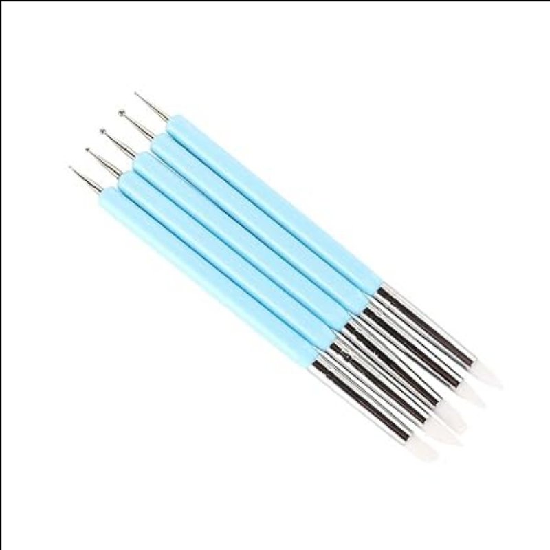SILICON BRUSH & EMBOSSING TOOLS SET (5 PC) - Image 3