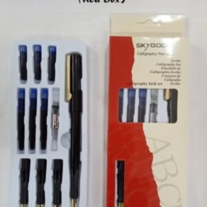 SKY GOLD CALLIGRAPHY PEN SET - 4 NIB (RED BOX)