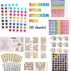 ZAGMAG STAR STICKER MIX (10 PC)