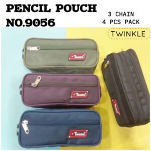 PENCIL POUCH LEATHER NO.9056 (3CHAIN) -TWINKLE