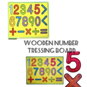 WOODEN NUMBER TRACING BOARD A/4