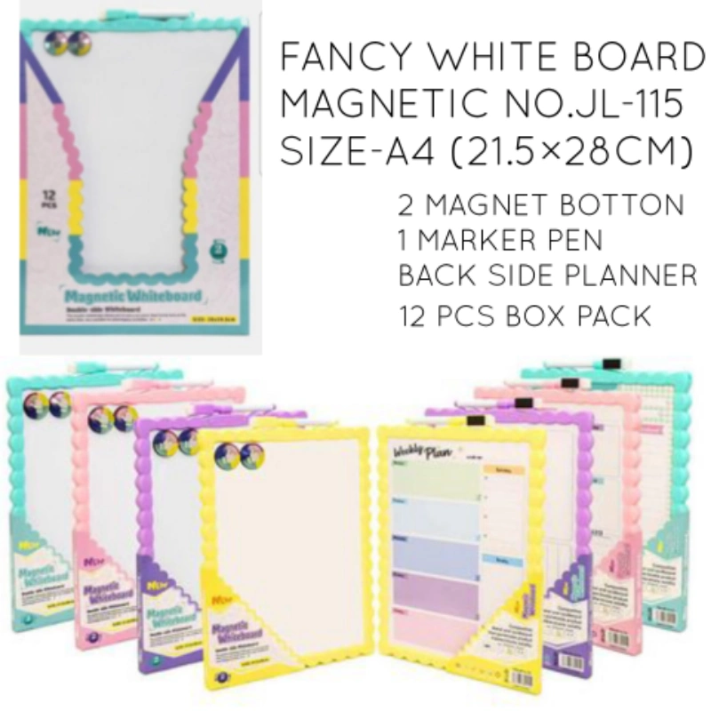 FANCY WHITE BOARD MAGNETIC NO.JL-115 (21.5×28CM)