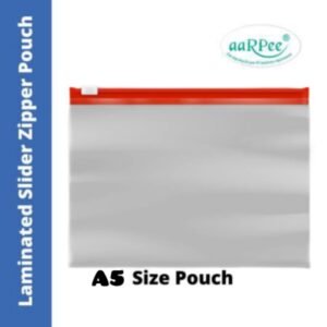 TRANSPARENT ZIP POUCH A/5 NO.SZPP-004-AARPEE