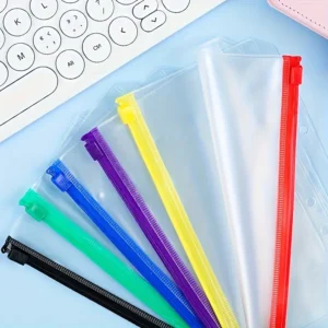 TRANSPARENT ZIP POUCH B/5 NO.SZPP-005 -AARPEE