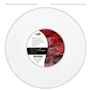 PICASSO CANVAS BOARD ROUND - 10 INCH (180)