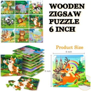 WOODEN ZIGSAW PUZZLE 6 INCH